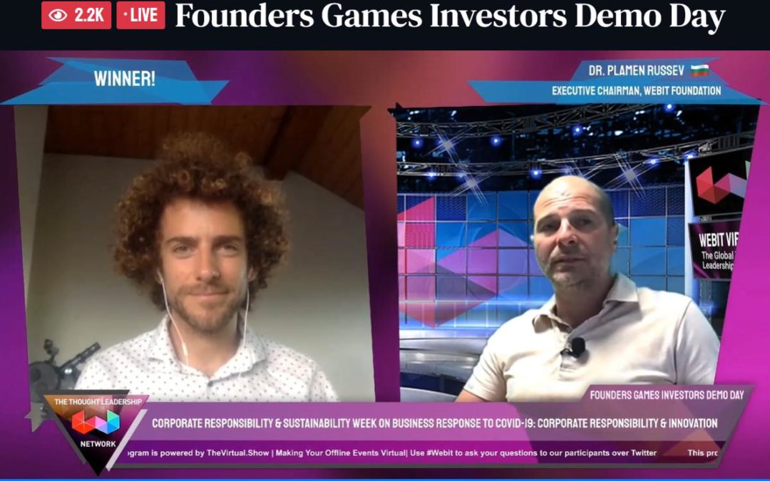 Bloom wins Webit Virtual Founders Games Investors Demo Day with 2.8k audience!